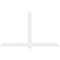 Ekena Millwork Eugene Architectural Grade PVC Gable Bracket, 108"W x 63"H x 2"D x 6"F, 14/12 Pitch GBP108X63X0206EUG00 - alternate 3